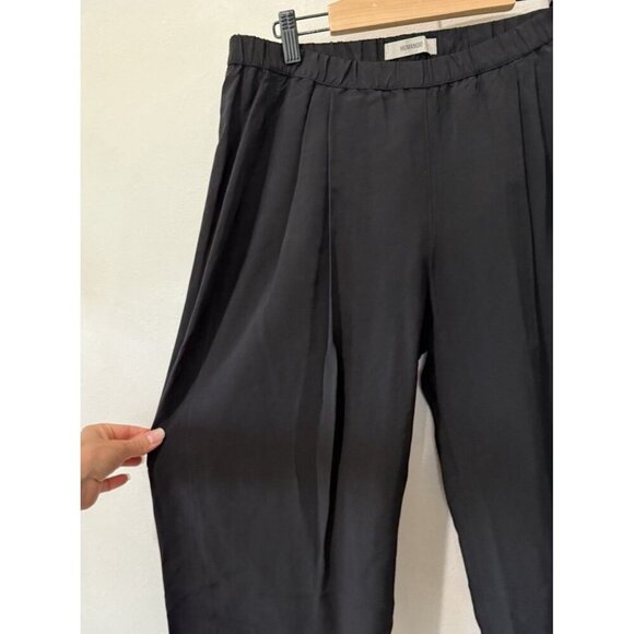 $283 Humanoid Women’s Large L Black Viscose Pull-on Casual Pants Wife Leg - Picture 2 of 5